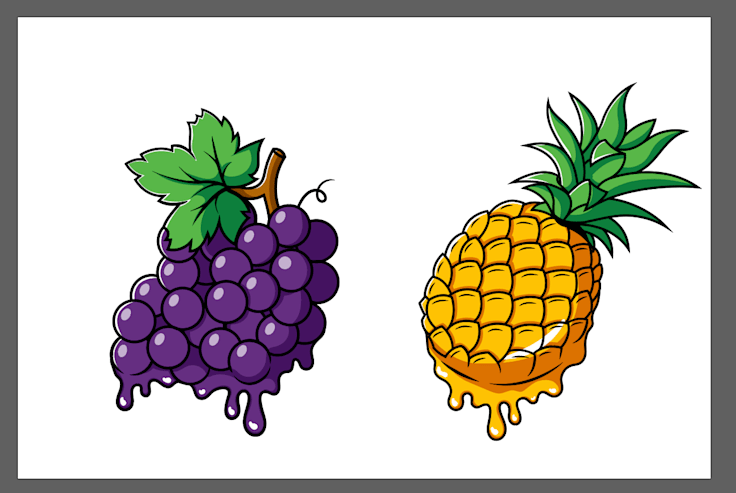 Fruit Vector Set — Vector Illustration by Ayoub Benhammadi