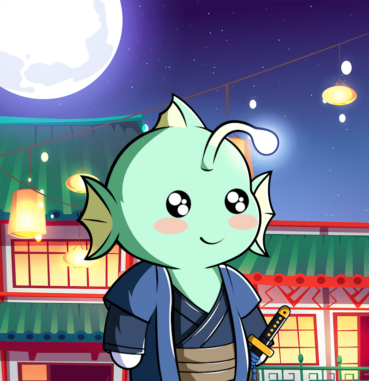 Night Cat Character — Digital Character Artwork by Ayoub Benhammadi